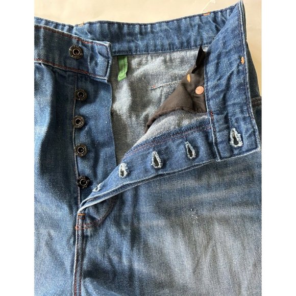 G Star Raw Original Jeans Shorts 27 Waist Button Close Snap Pocket 5 Pocket - Picture 8 of 15